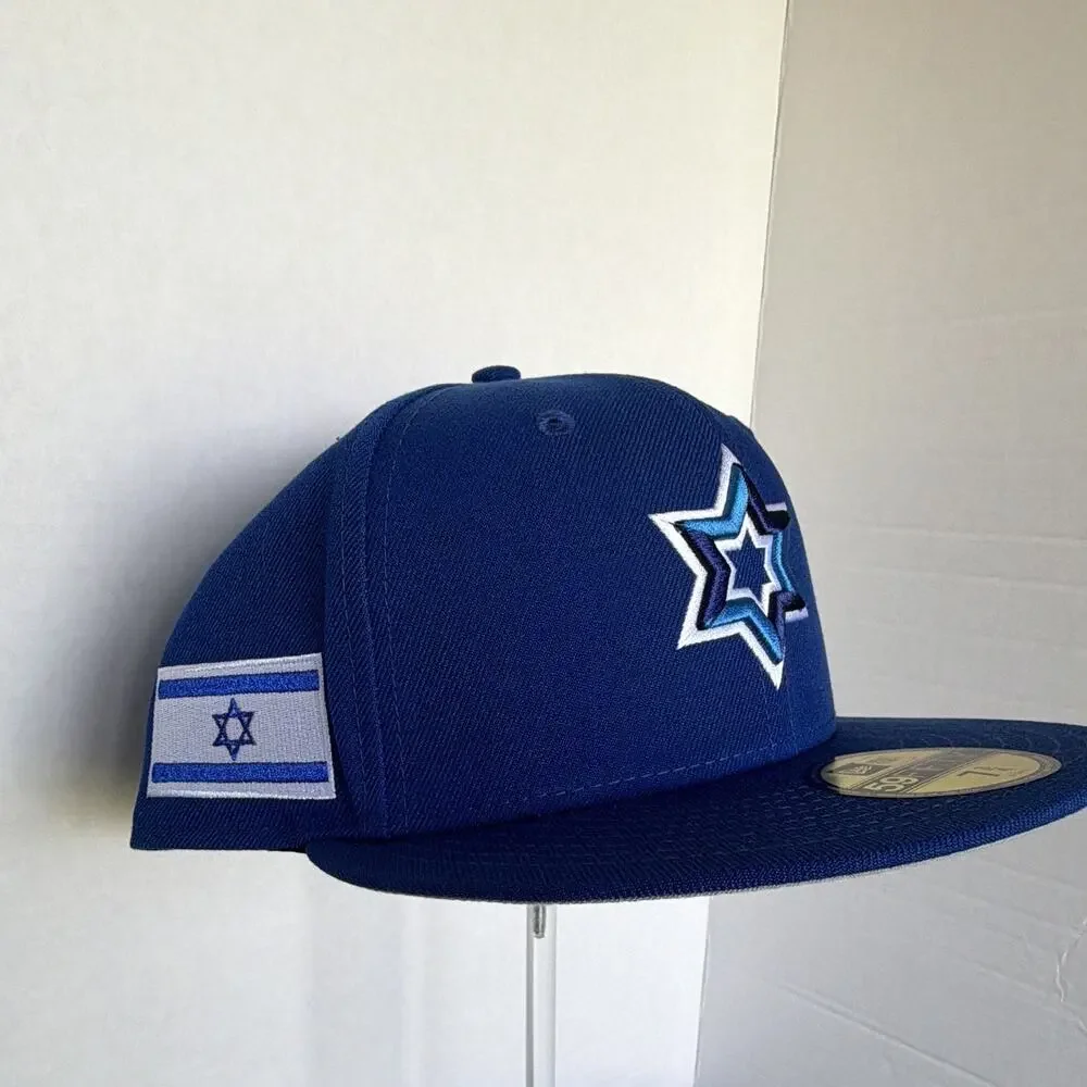 New Era 59FIFTY Fitted Hat 7 3/4 Blue Israel World Baseball Classic Star